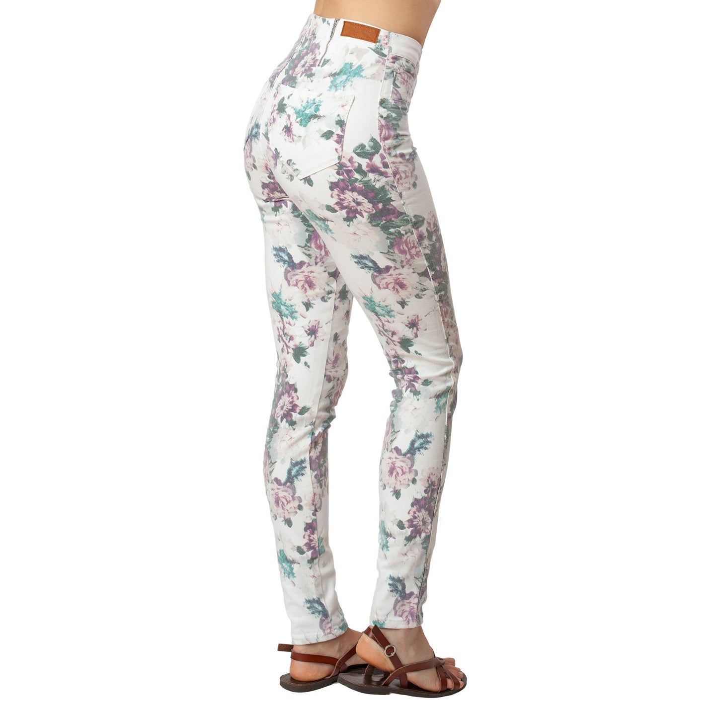 Printed Skinny Jeans Basic Signature Style