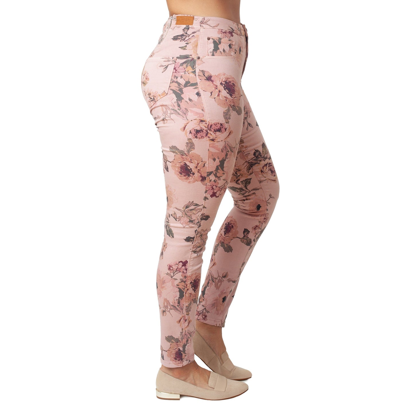 Printed Skinny Fit Jeans Basic Signature Style