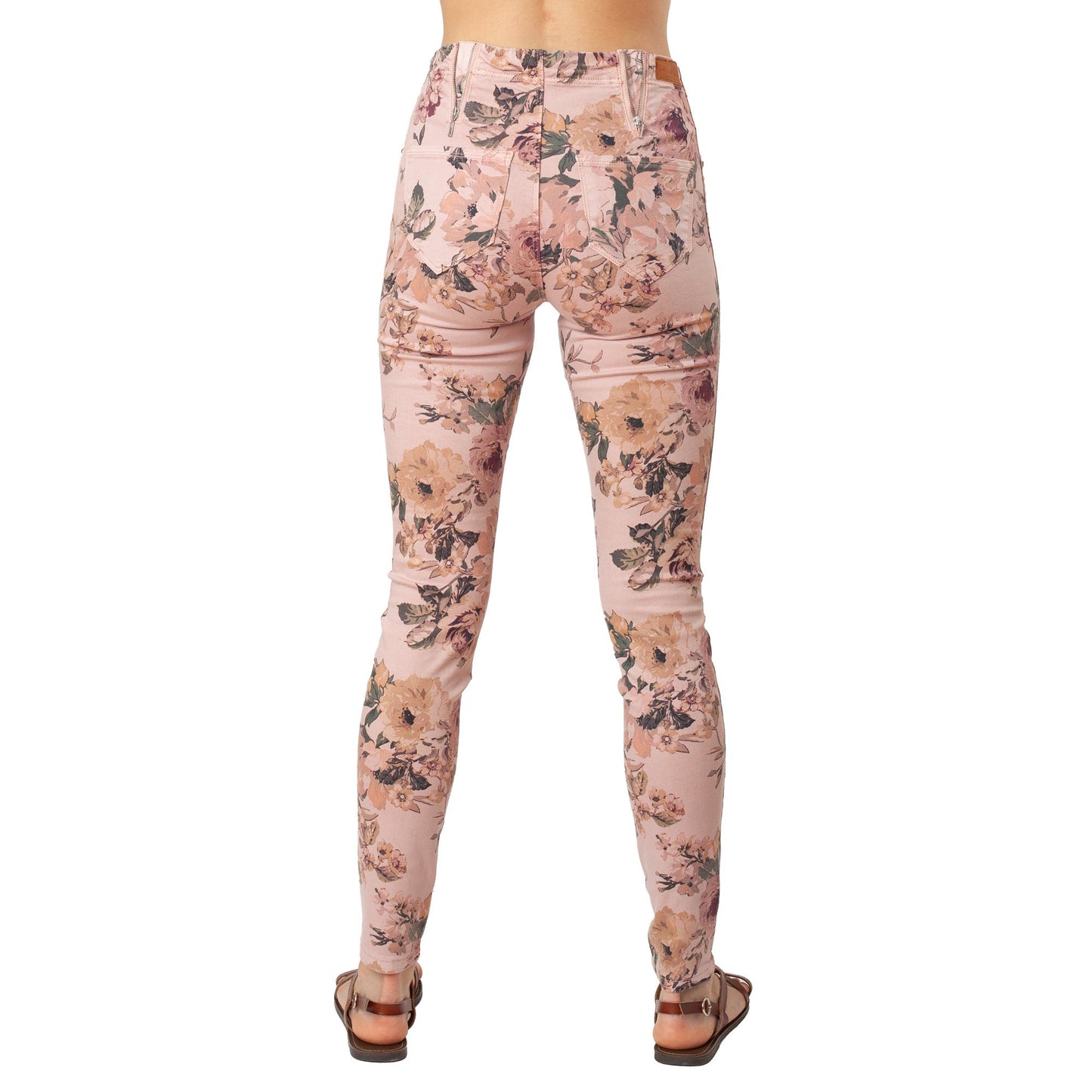 Printed Skinny Fit Jeans Basic Signature Style