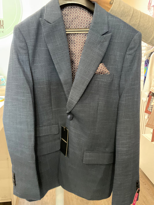 Cloudcloth blue boys textured Blazer