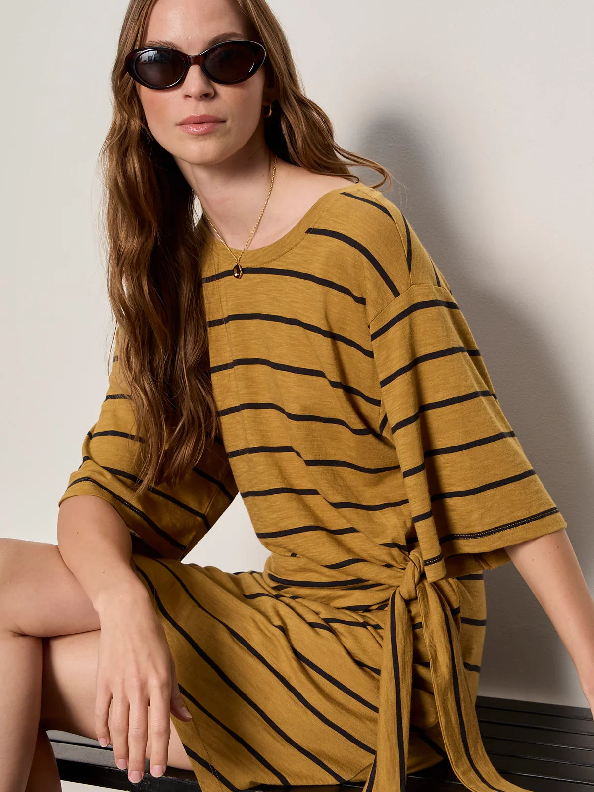 Sanctuary Easier Together Tie Knit Dress