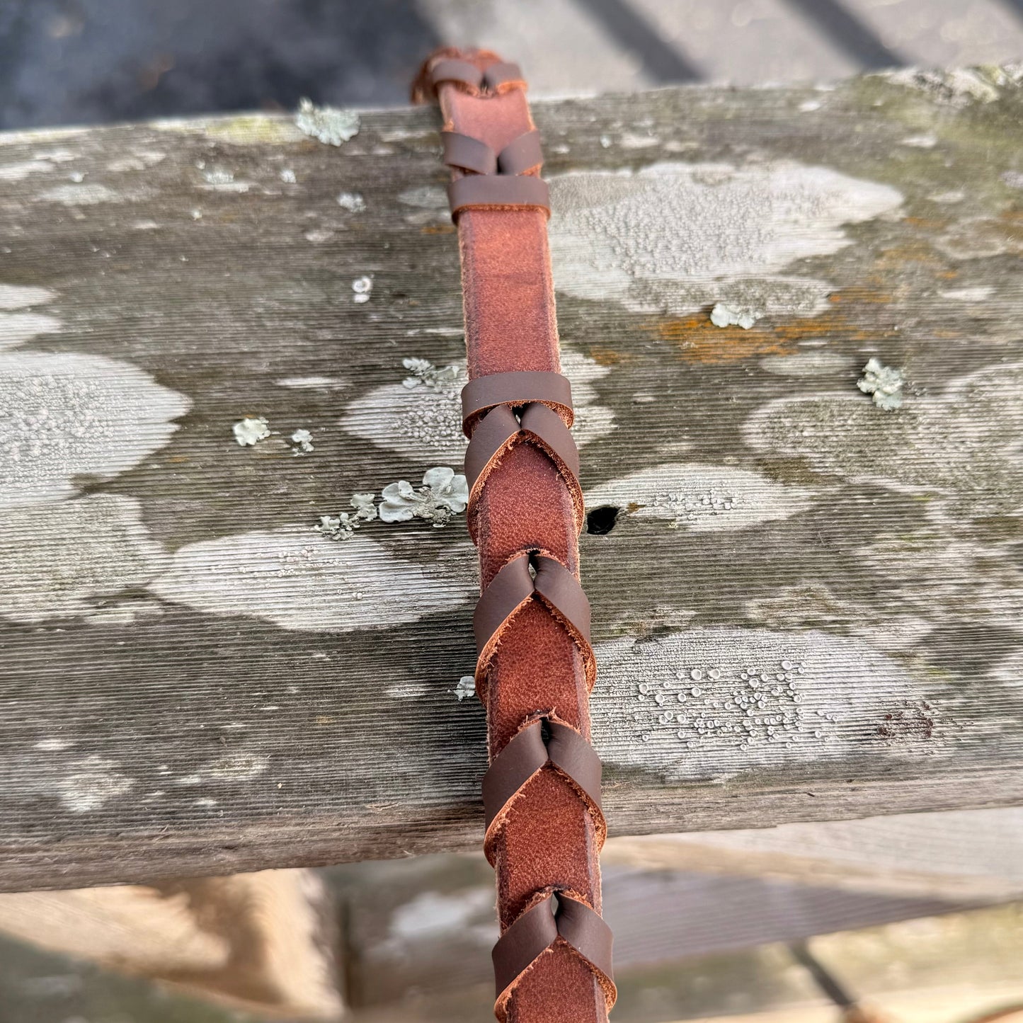 Leather Laced Barrel Reins