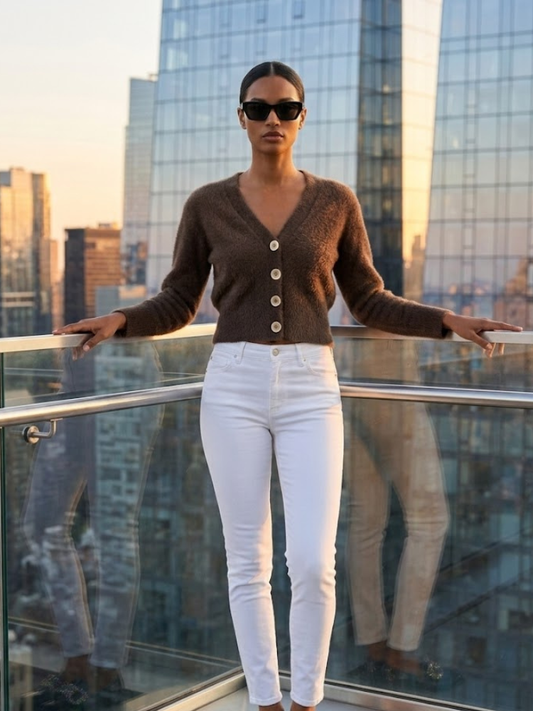 CENTRAL PARK Women's Knit Cardigan Prêt-à-Porter BYMANYC ® New York