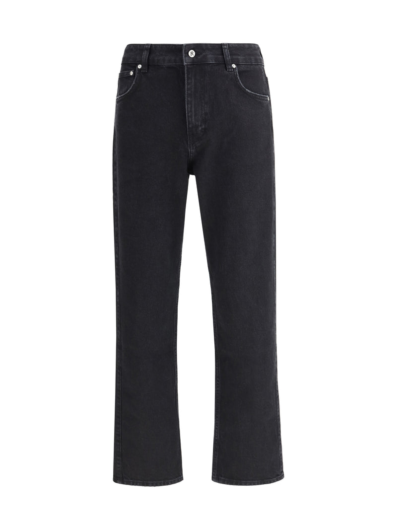 Straight Leg Jeans R2 Black