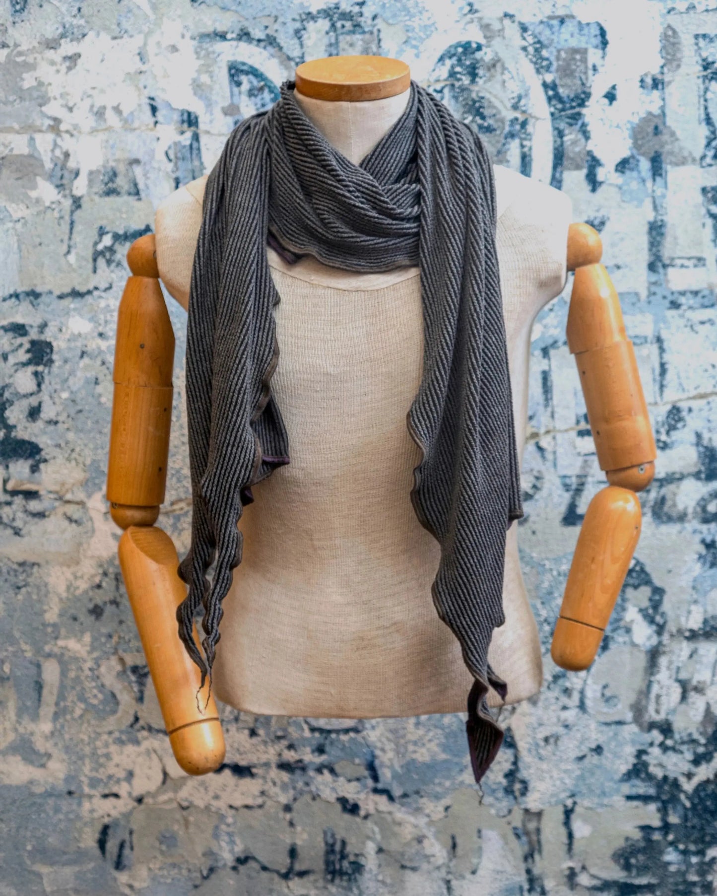 Charcoal DNA Scarf