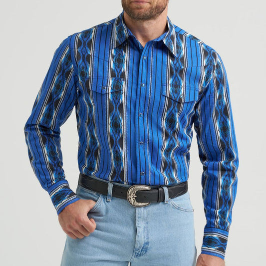 Blue Checotah | Wrangler Mens