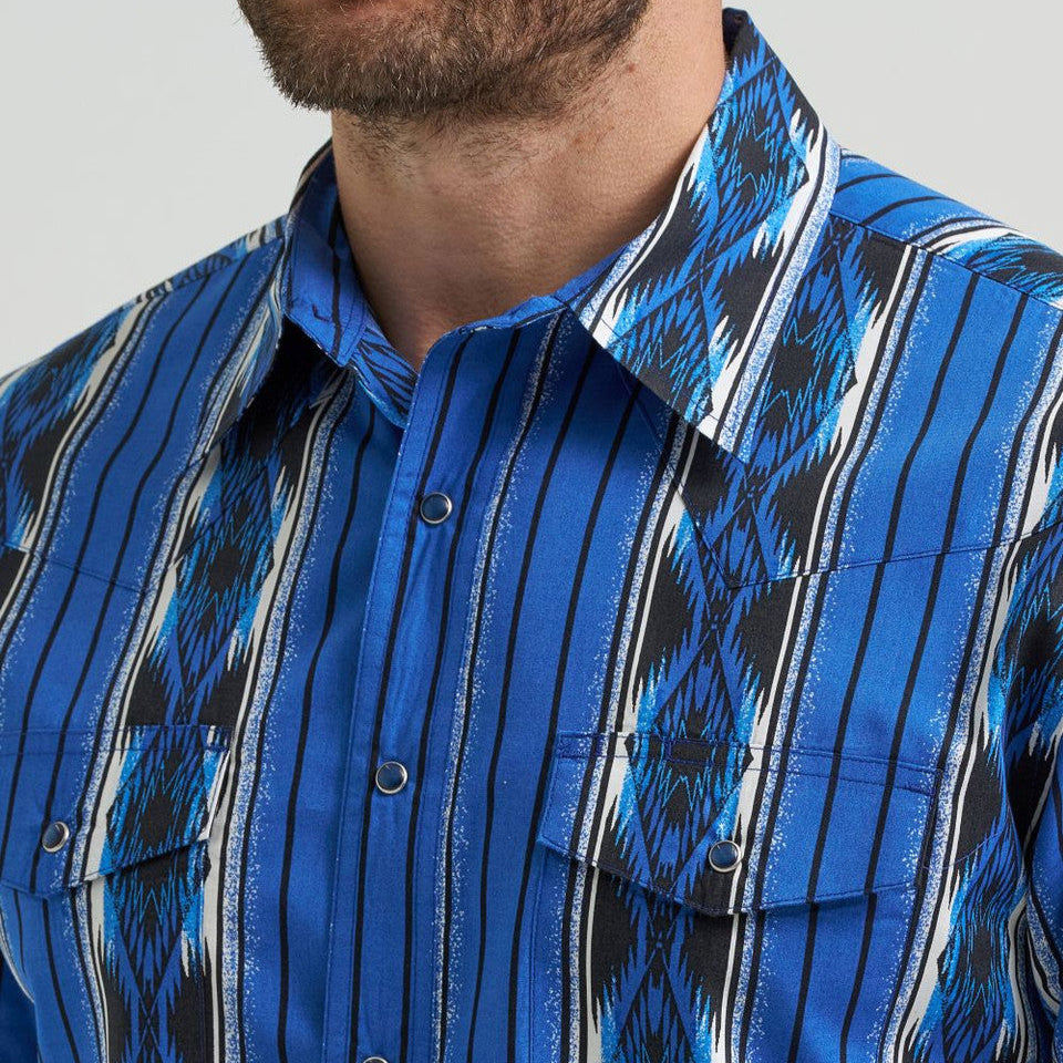 Blue Checotah | Wrangler Mens