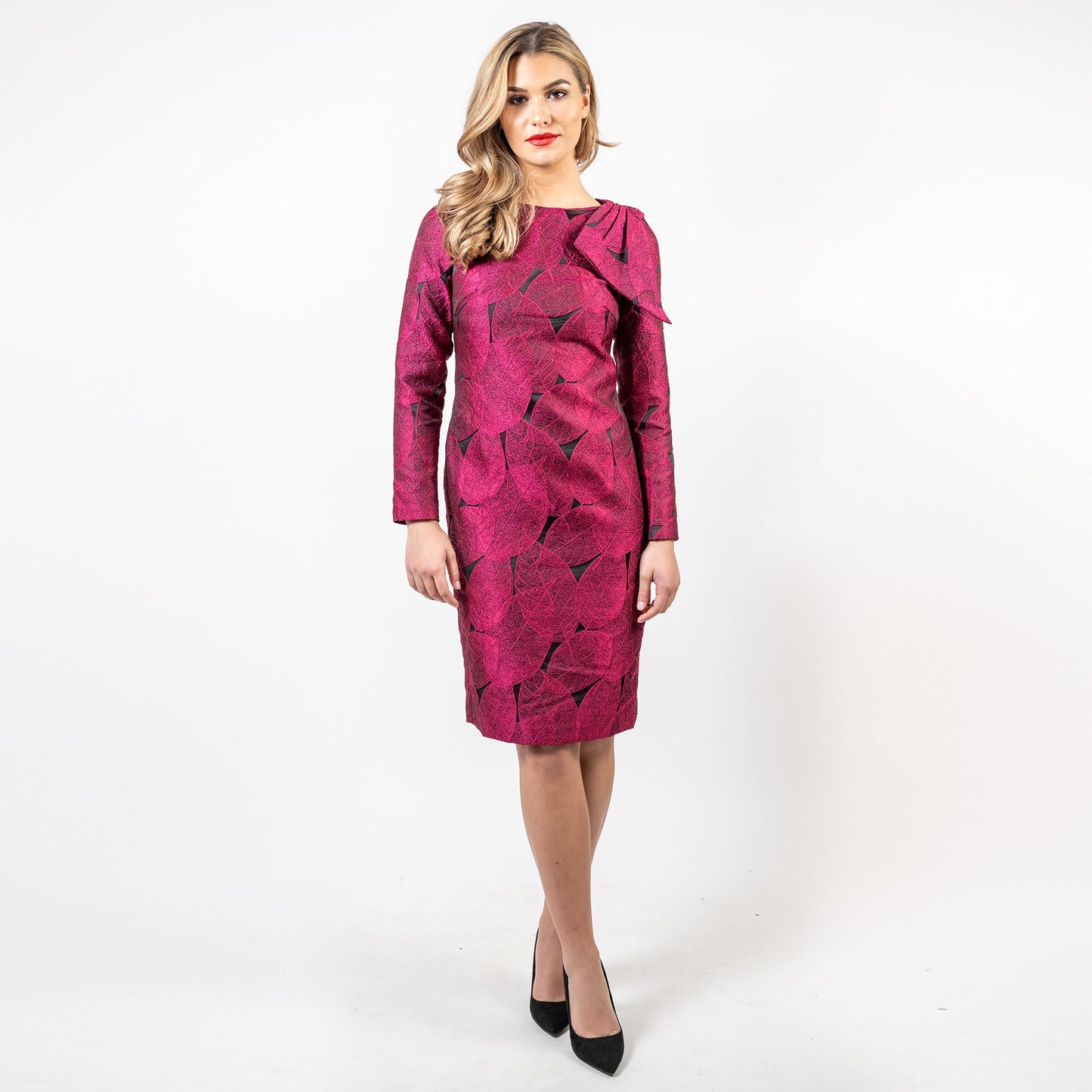 The Asymmetric Shoulder Bow Sheath Classic