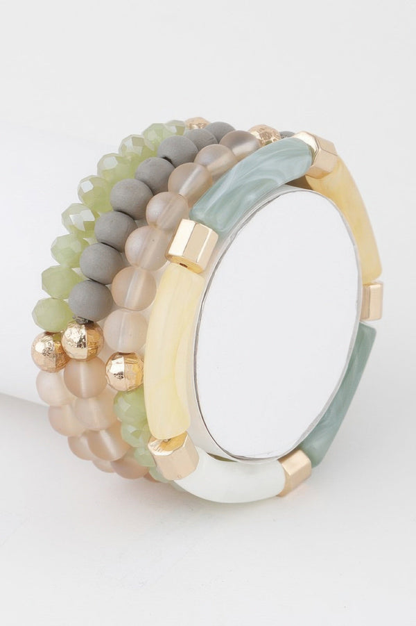 CONEY Multi Beaded Tube Bracelet - New Collection Los Angeles - BYMANYC ® New York
