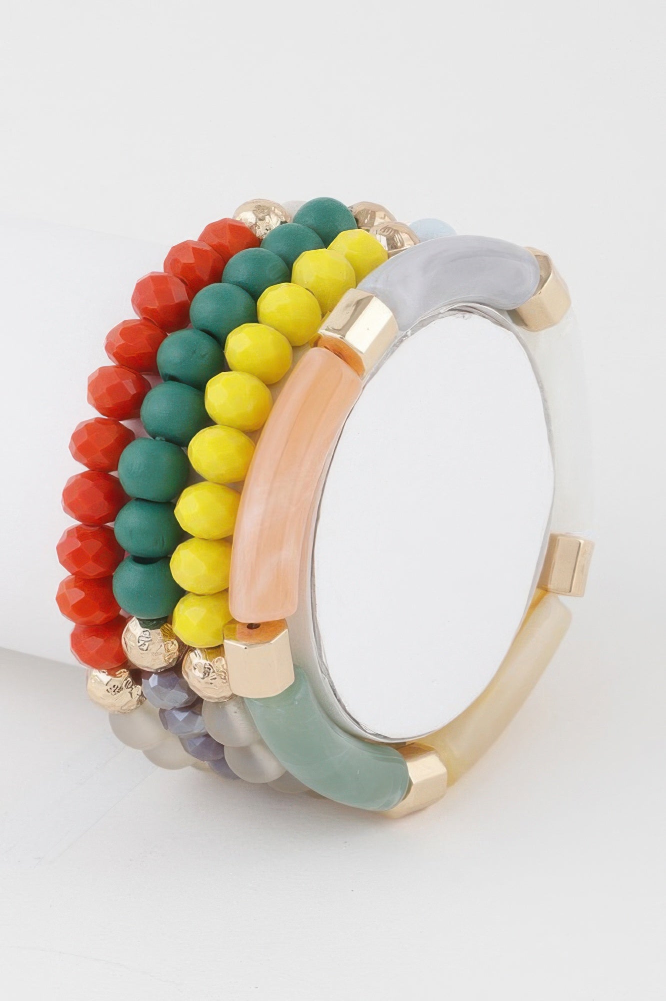 CONEY Multi Beaded Tube Bracelet - New Collection Los Angeles - BYMANYC ® New York