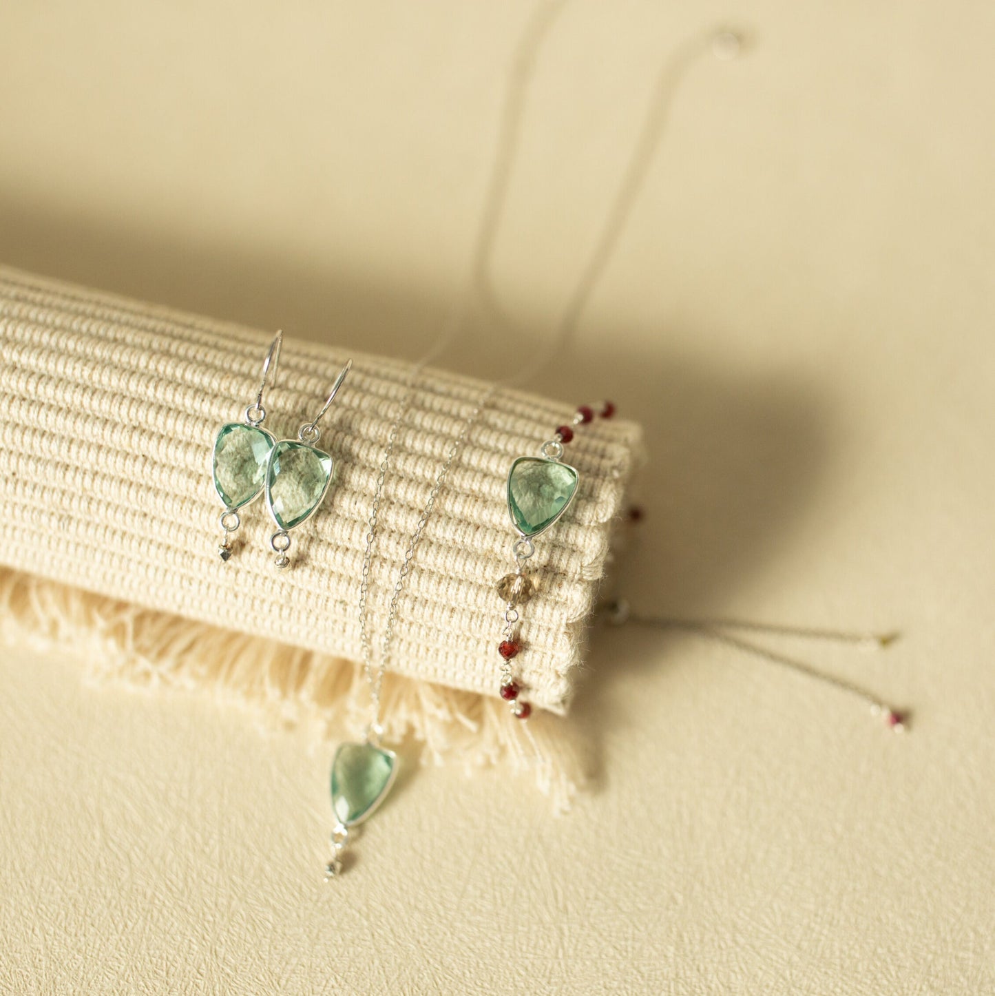 Green Amethyst Gold Isla Collection
