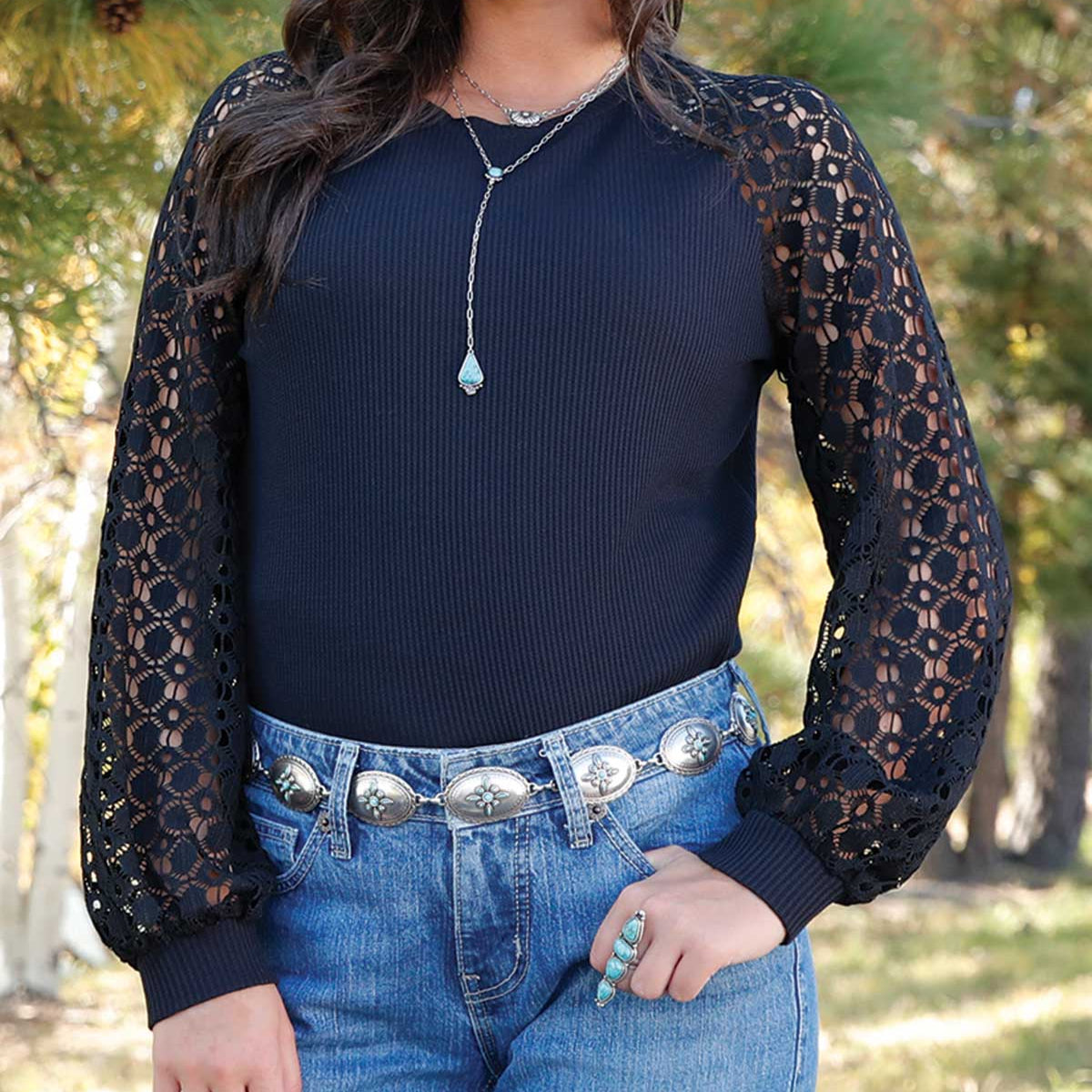 Black Crochet Blouse | Cruel Girl