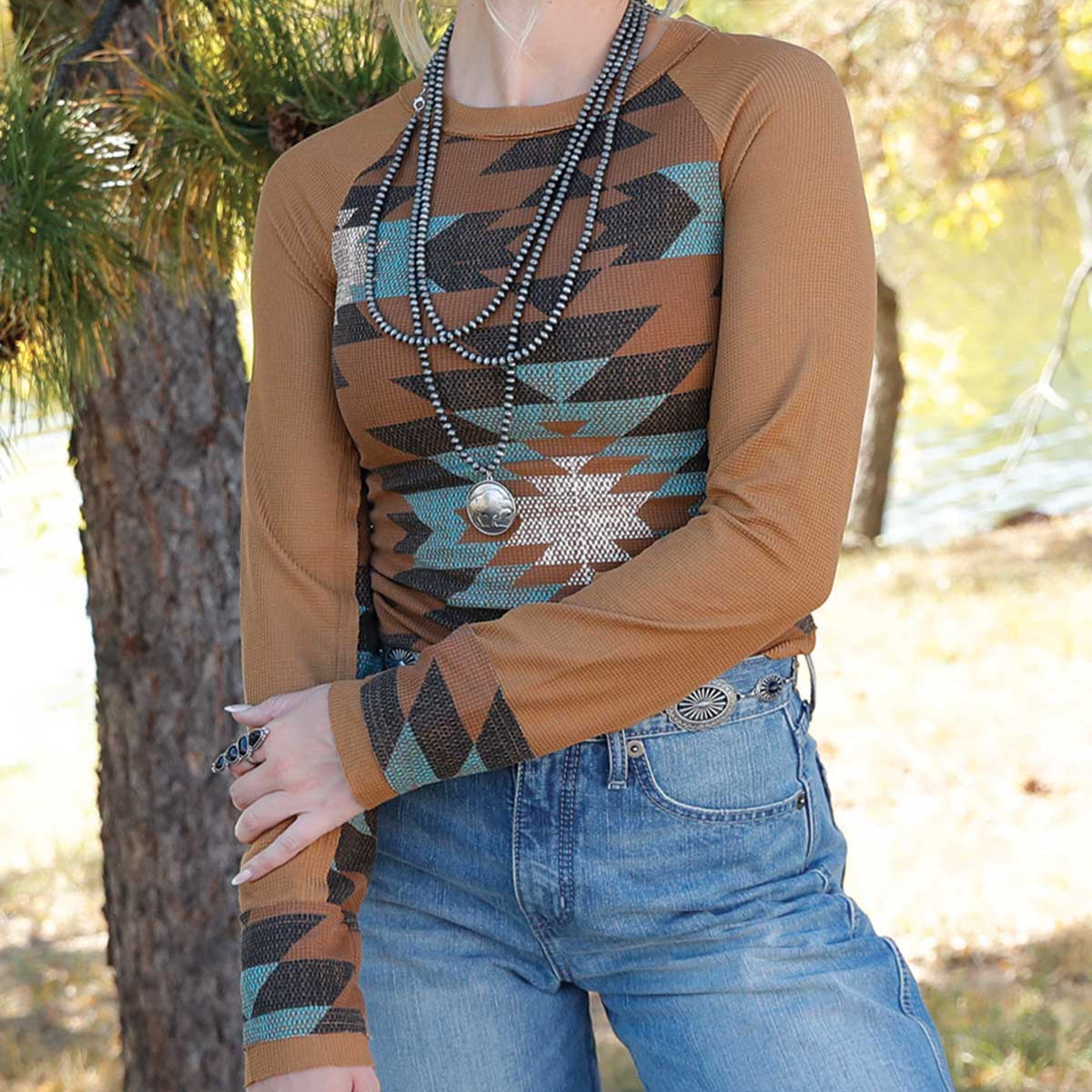 Aztec Ragland Top | Cruel Girl