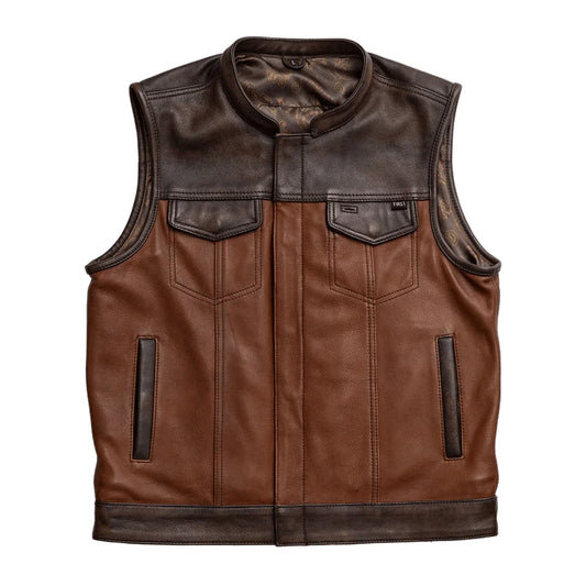 Gunner Men's Leather Motorcycle Vest (Limited Edition)