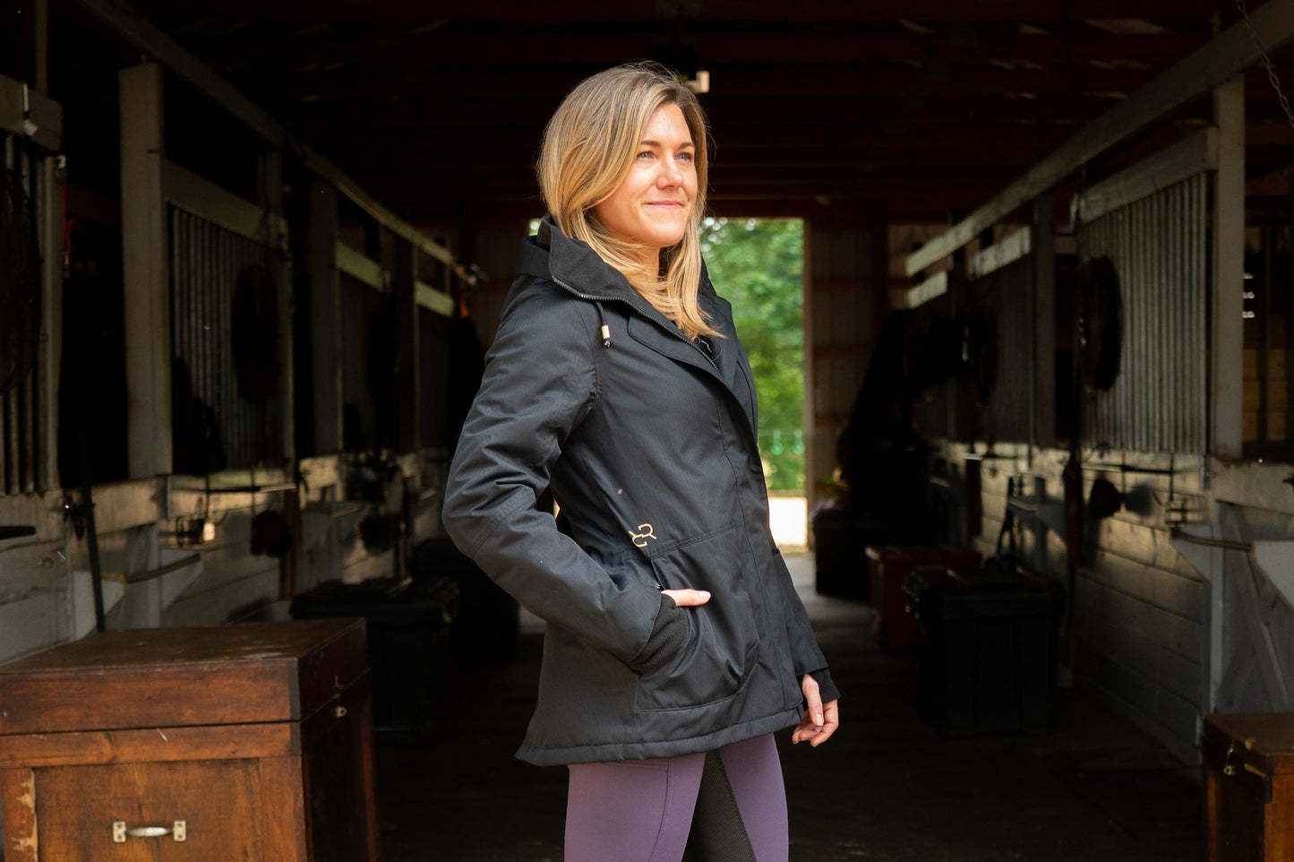 Winter Insulated Riding Jacket 2.0 - Caviar