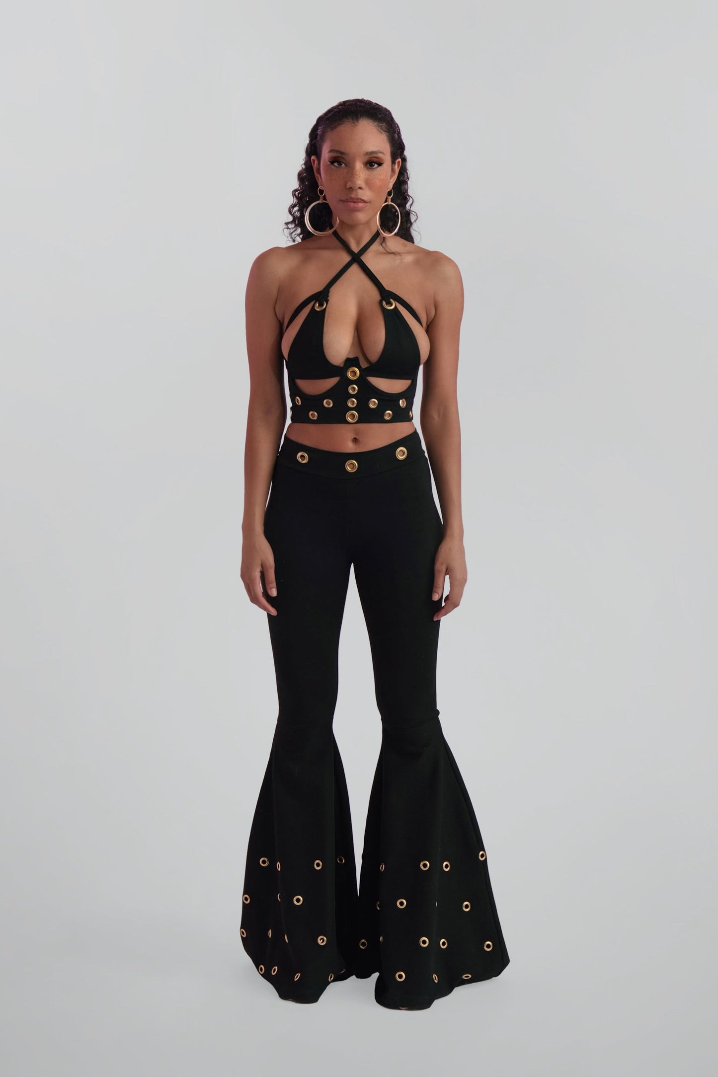 Channing Bell-Bottom Pants