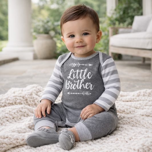 Little Brother Cotton Romper