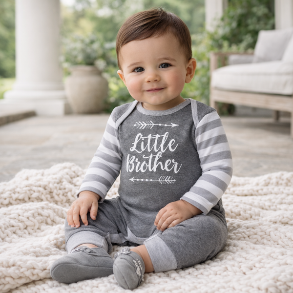 Little Brother Cotton Romper