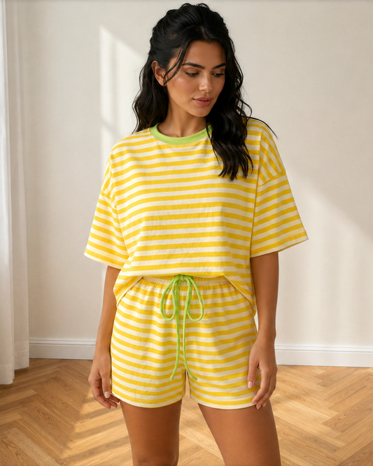 Weekend Retreat Drawstring Shorts Set