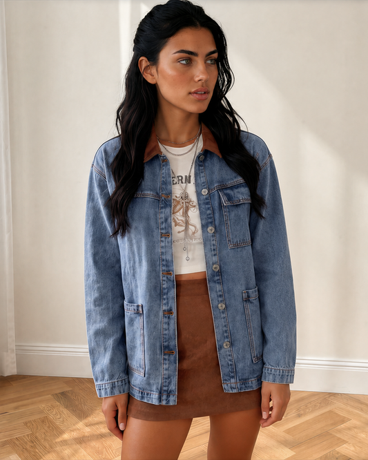Reya Long Sleeve Denim Jacket