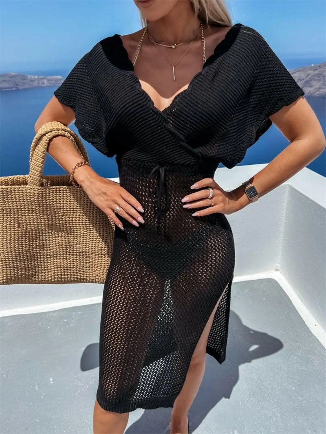 Trendsi just arrived - Chic batwing sleeve cover-up