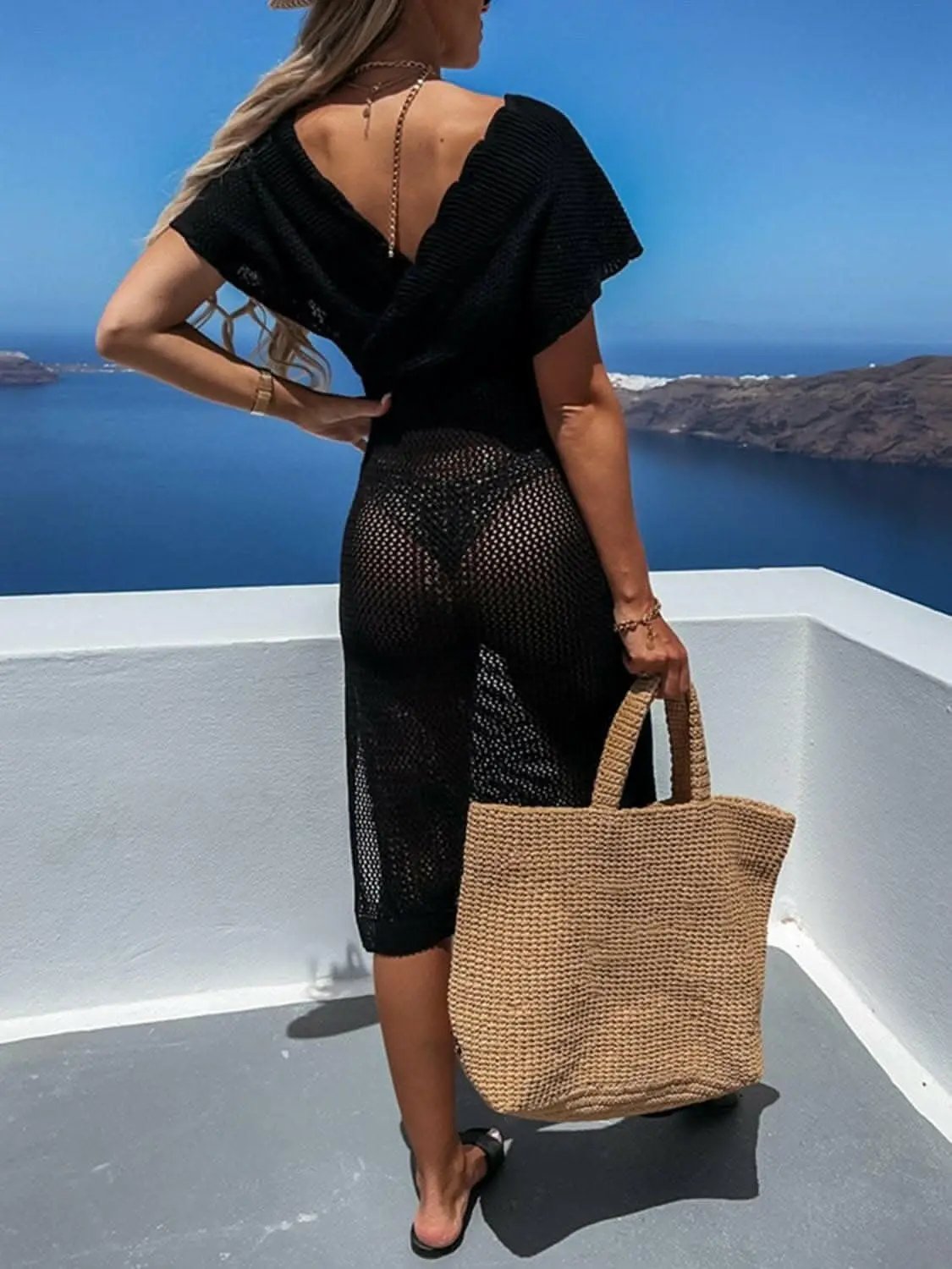 Trendsi just arrived - Chic batwing sleeve cover-up