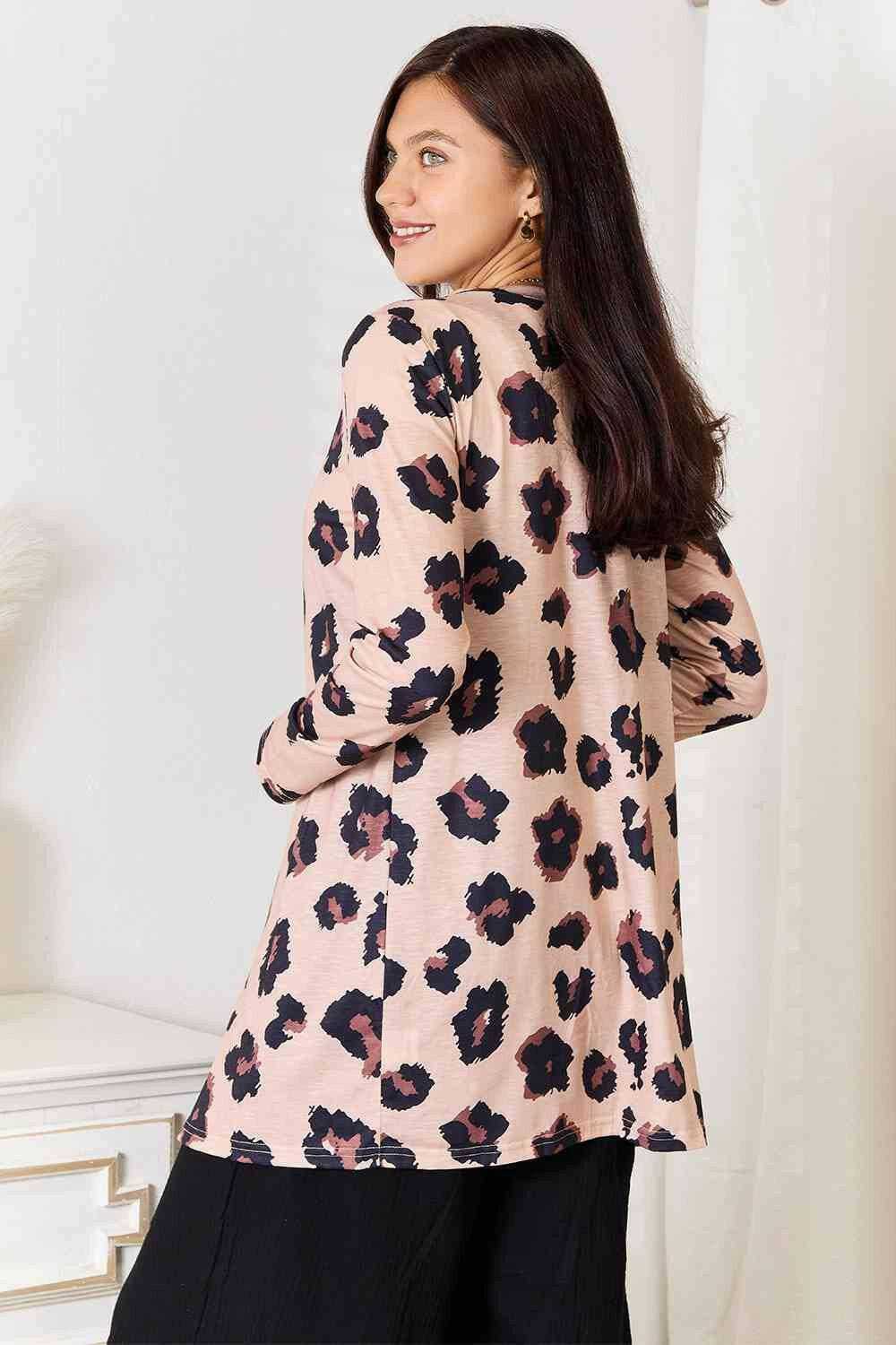 Cardigan - Button-Up - Abstract Print