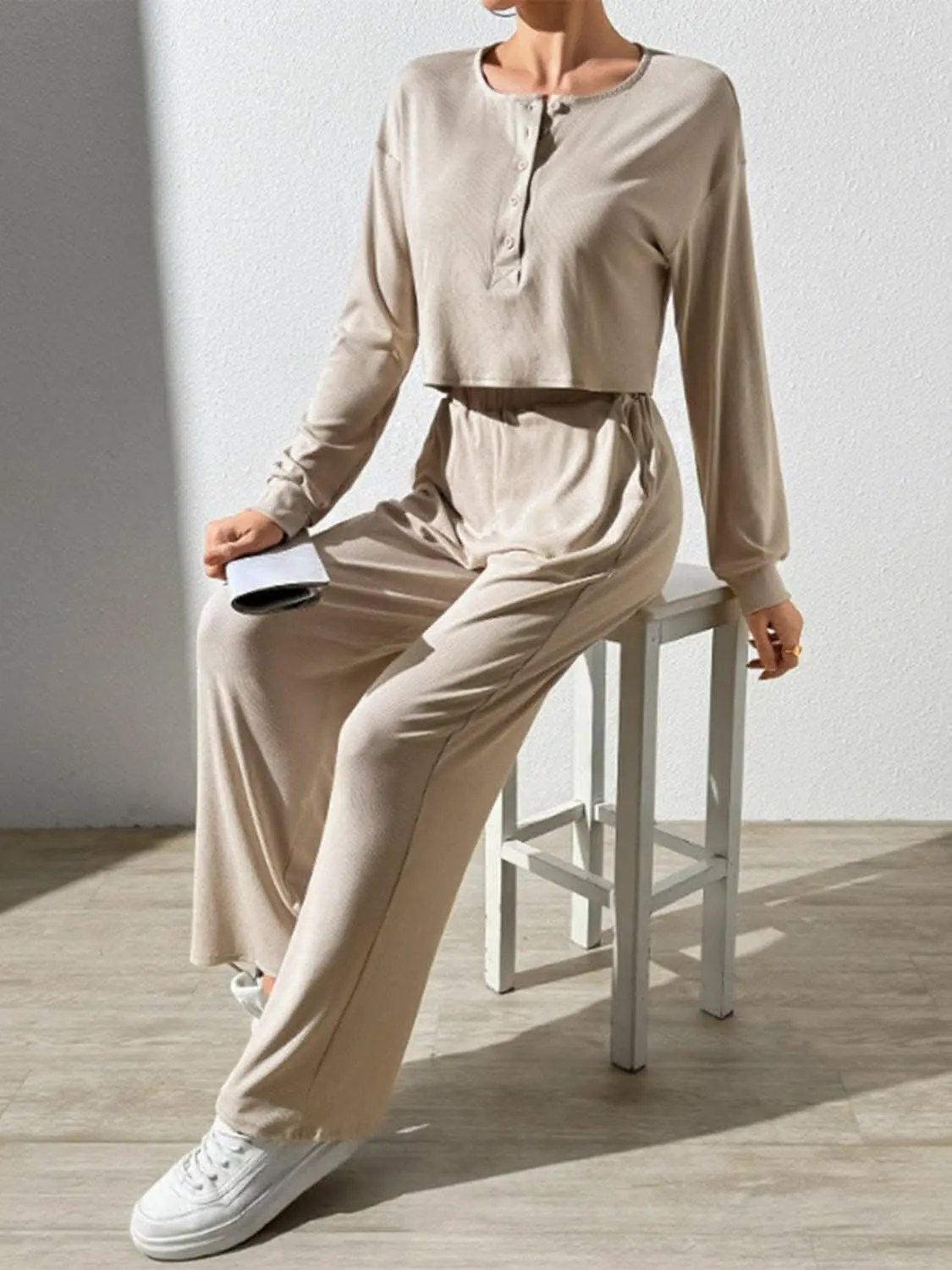Trendsi just arrived - Chic cozy long sleeve lounge set