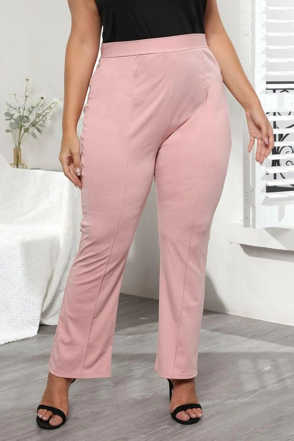 Trendsi plus - Chic curvy trousers in solid colors