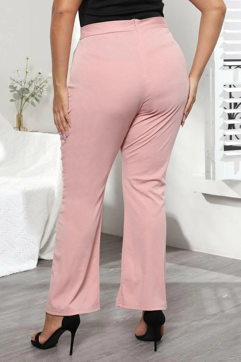 Trendsi plus - Chic curvy trousers in solid colors