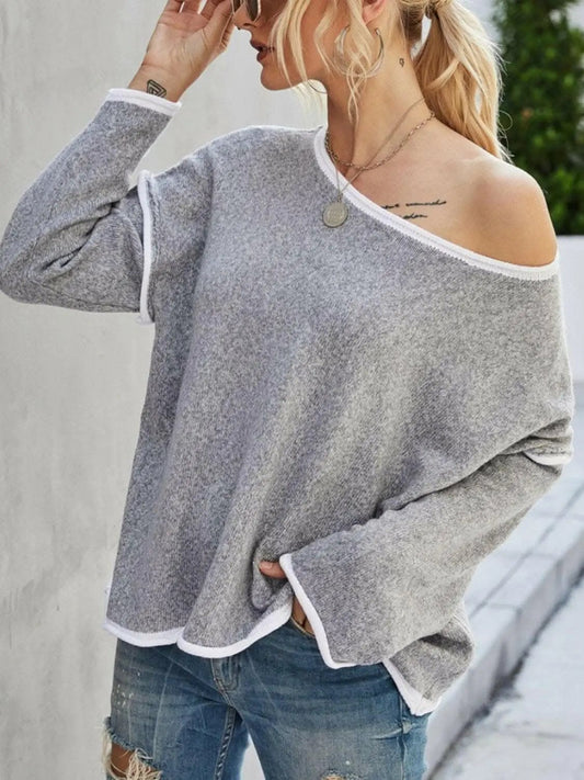 Trendsi Chic dropped shoulder sweater