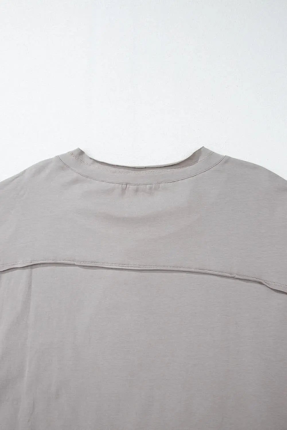 Love Salve Grey Floral Star Plus Size Women's Top: Western Style, Fall Fashion