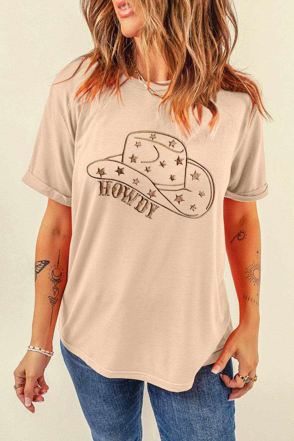Trendsi Chic Graphic Tee Casual Wear Women's T-Shirt Trendy Design