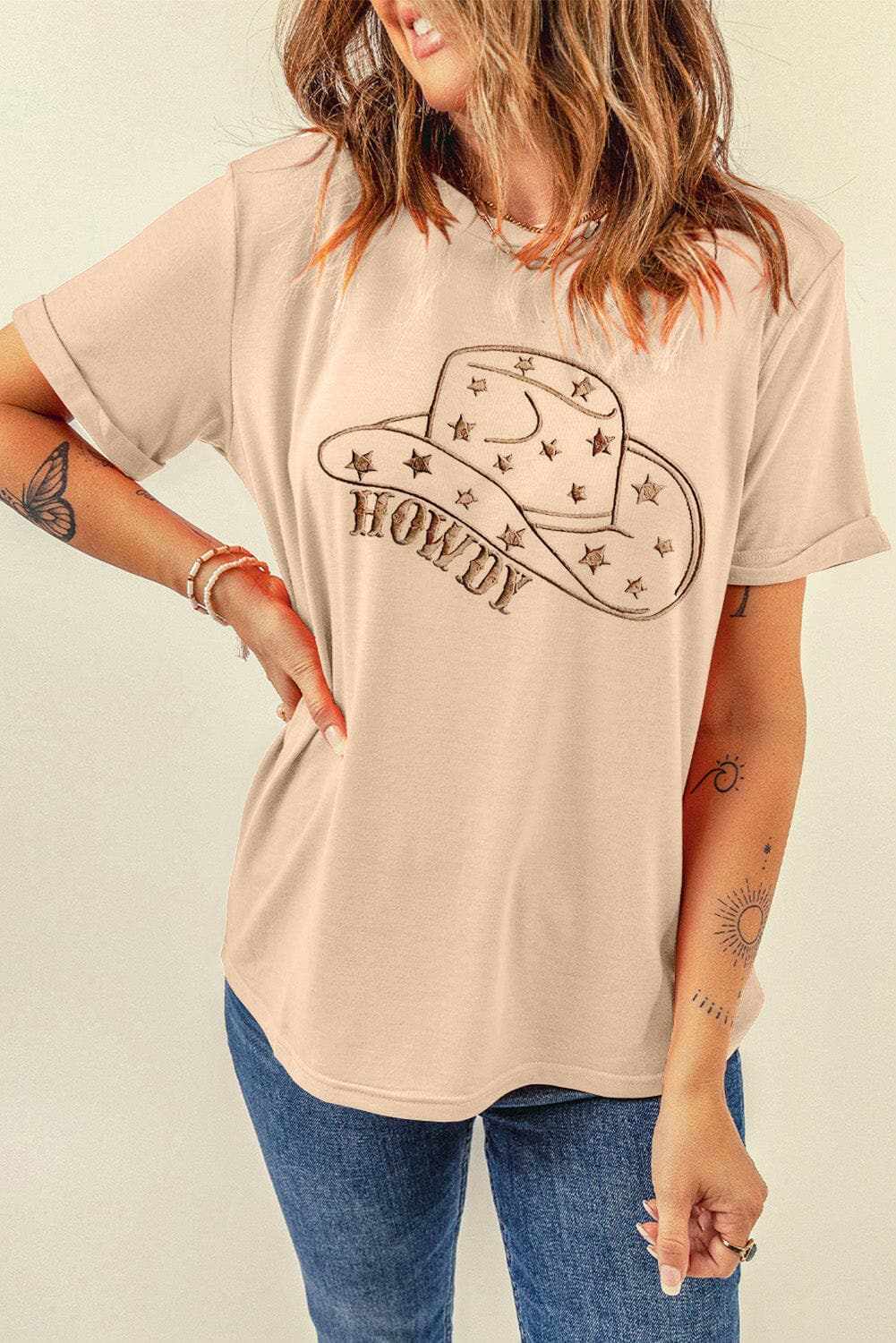 Trendsi Chic Graphic Tee Casual Wear Women's T-Shirt Trendy Design