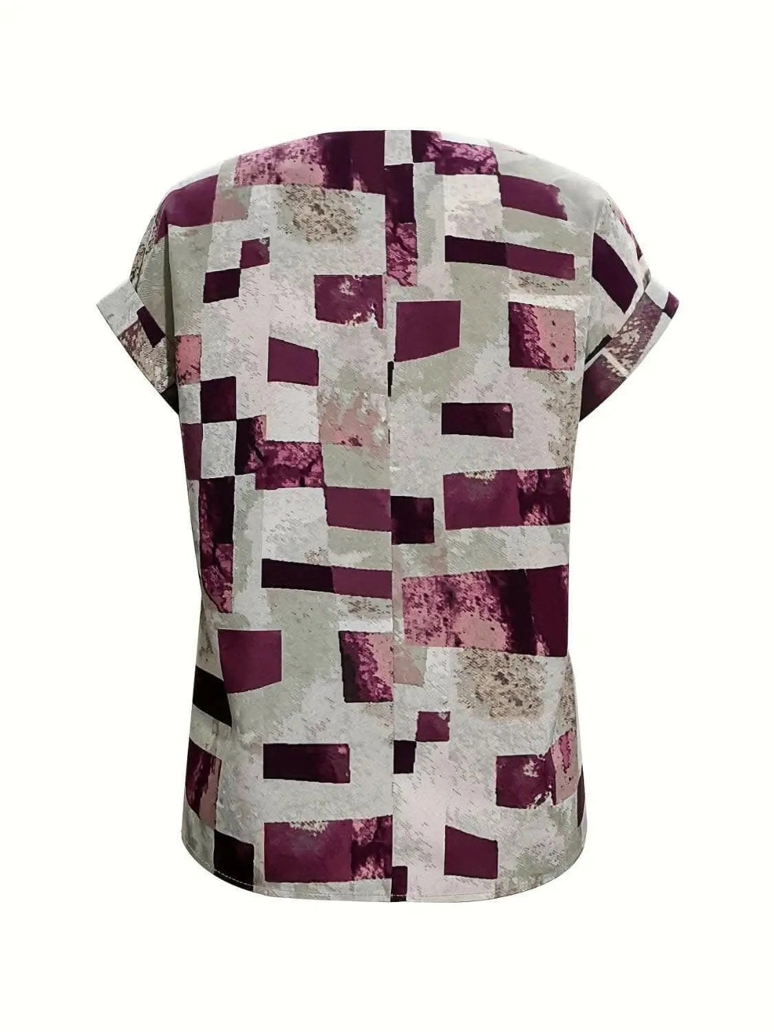 Trendsi just arrived - Chic printed notched blouse