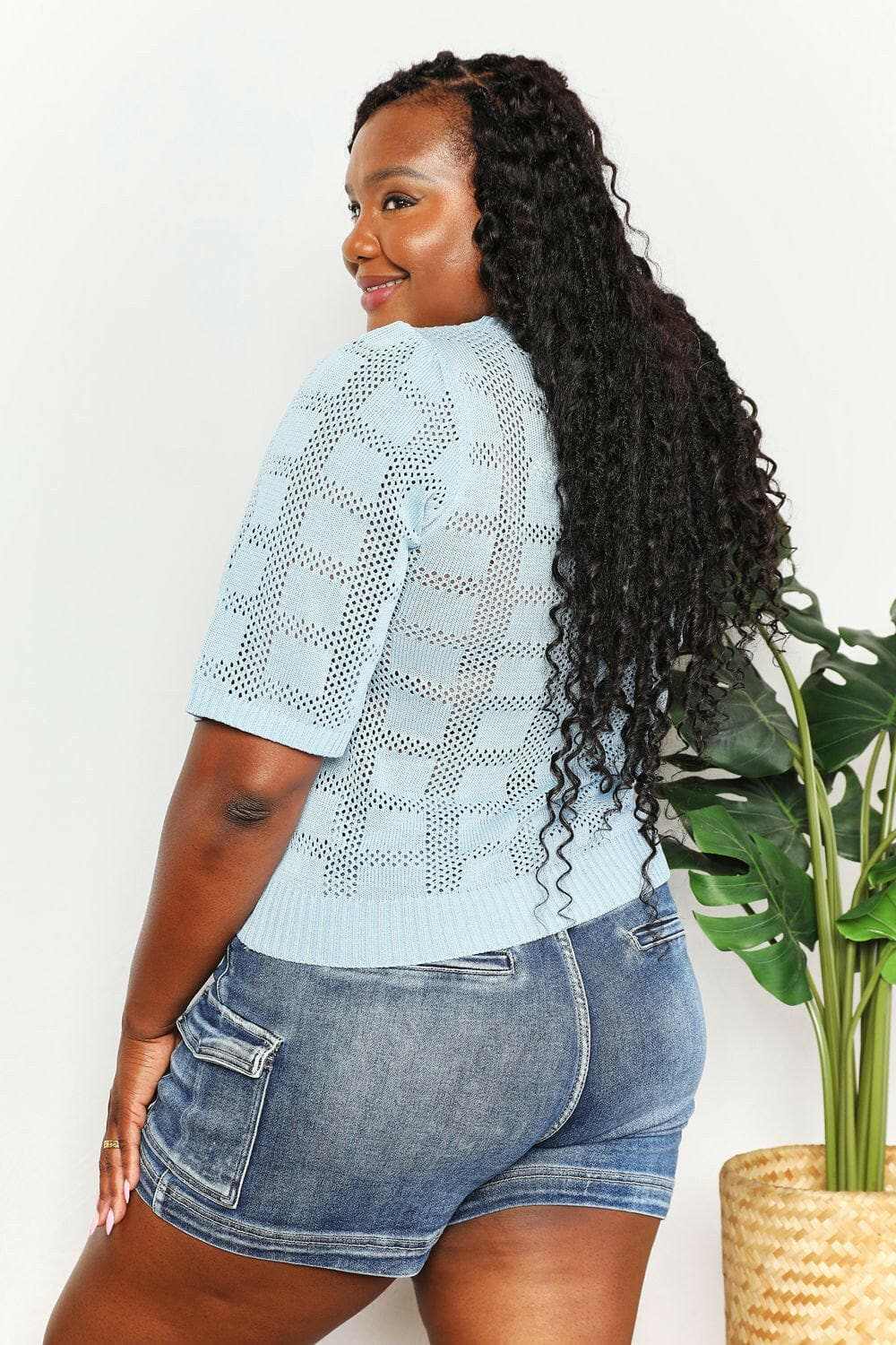 Trendsi TIKTOK - Chic ribbed knit top - round neck