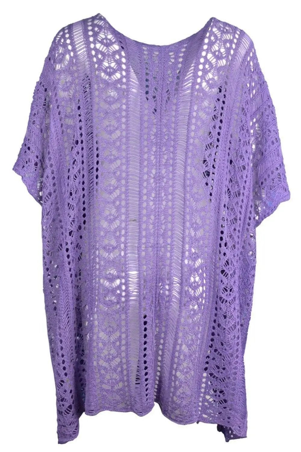 Swimwear Cover-up - Sheer V-Neck Tassels - Chic