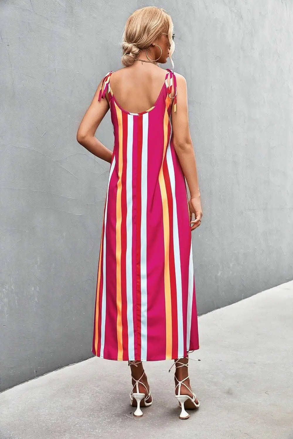 Trendsi just arrived - Chic sleeveless striped dress