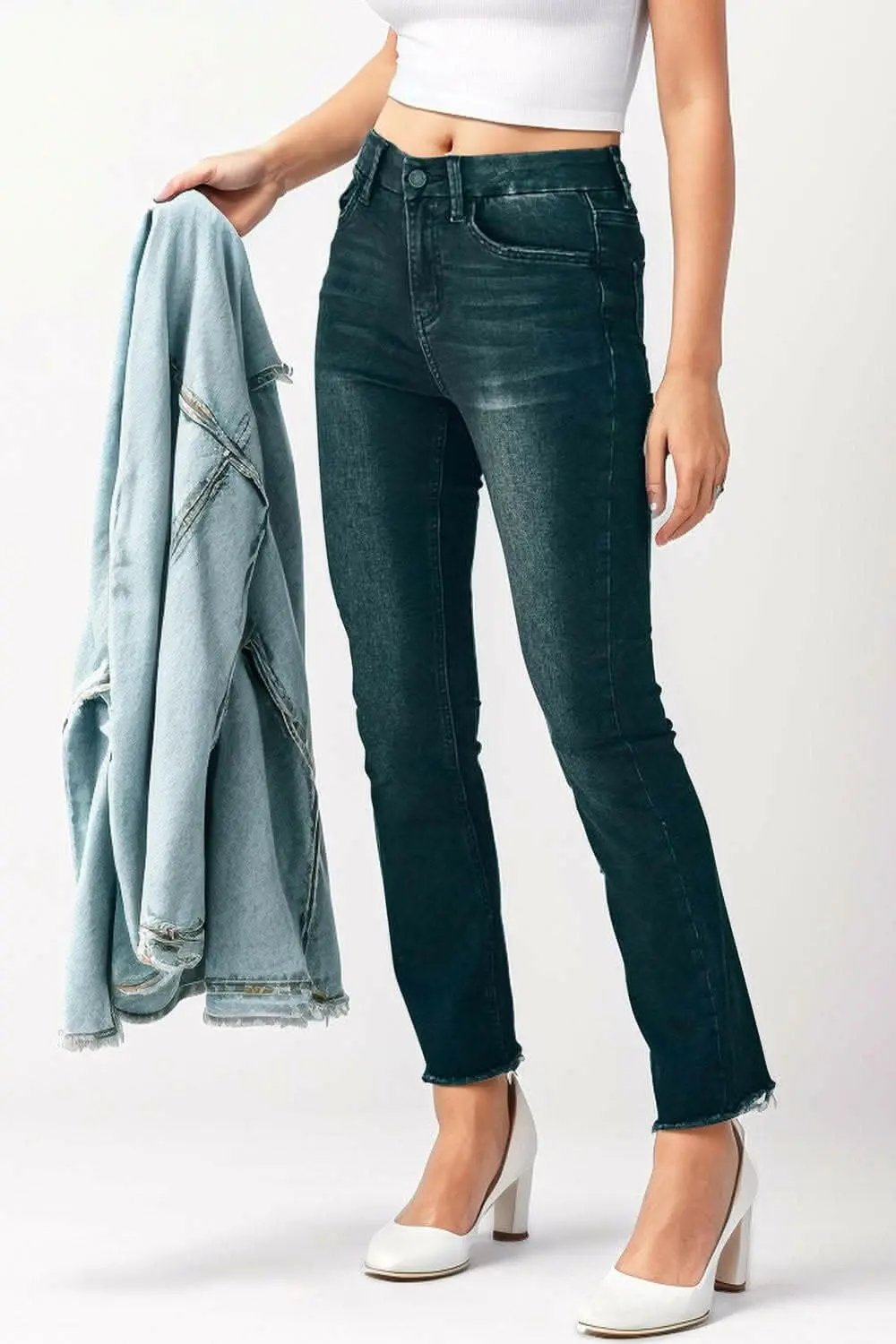 Trendsi just arrived - Chic slim-fit mid-rise jeans