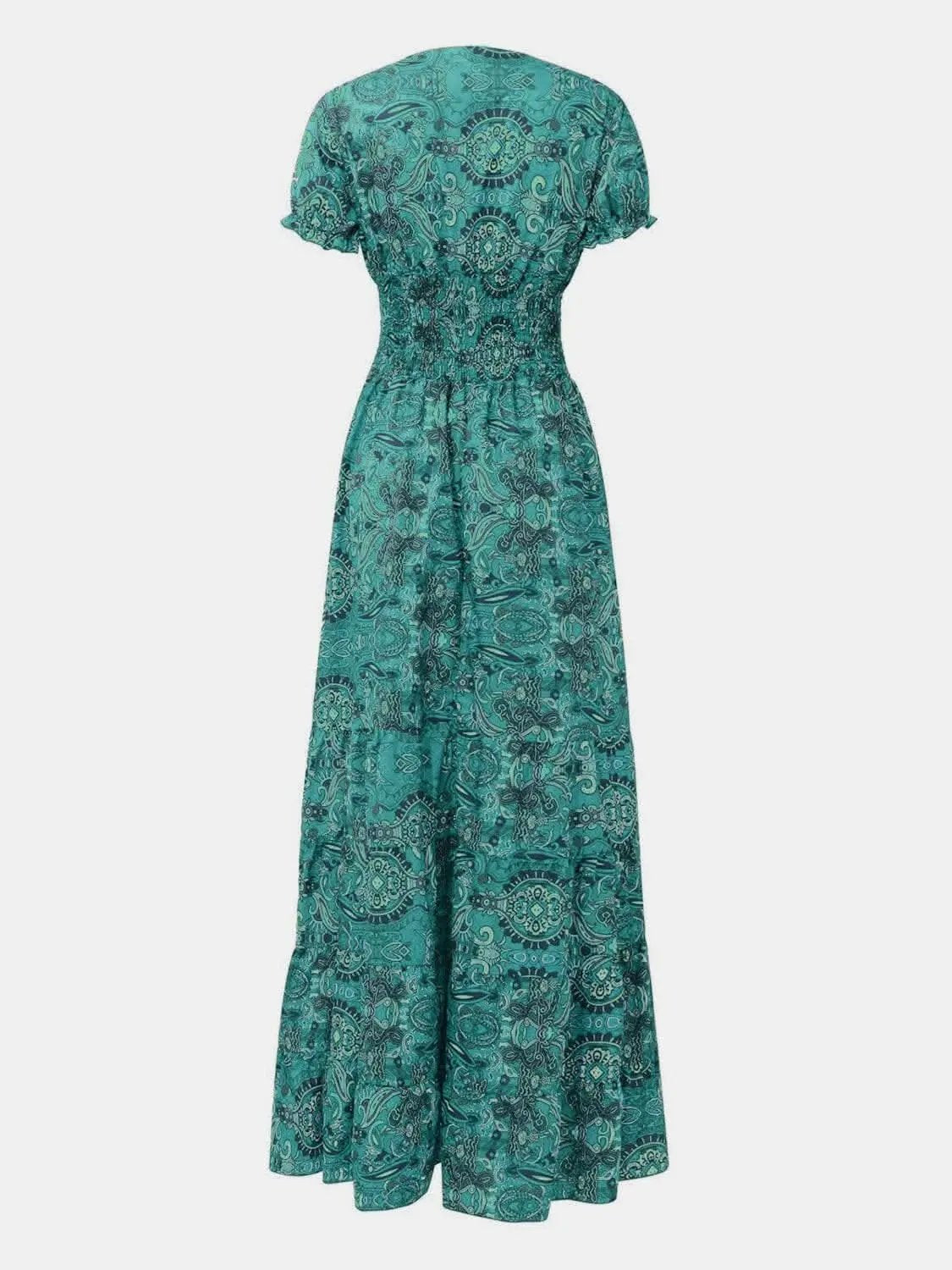 Trendsi Chic smocked v-neck dress