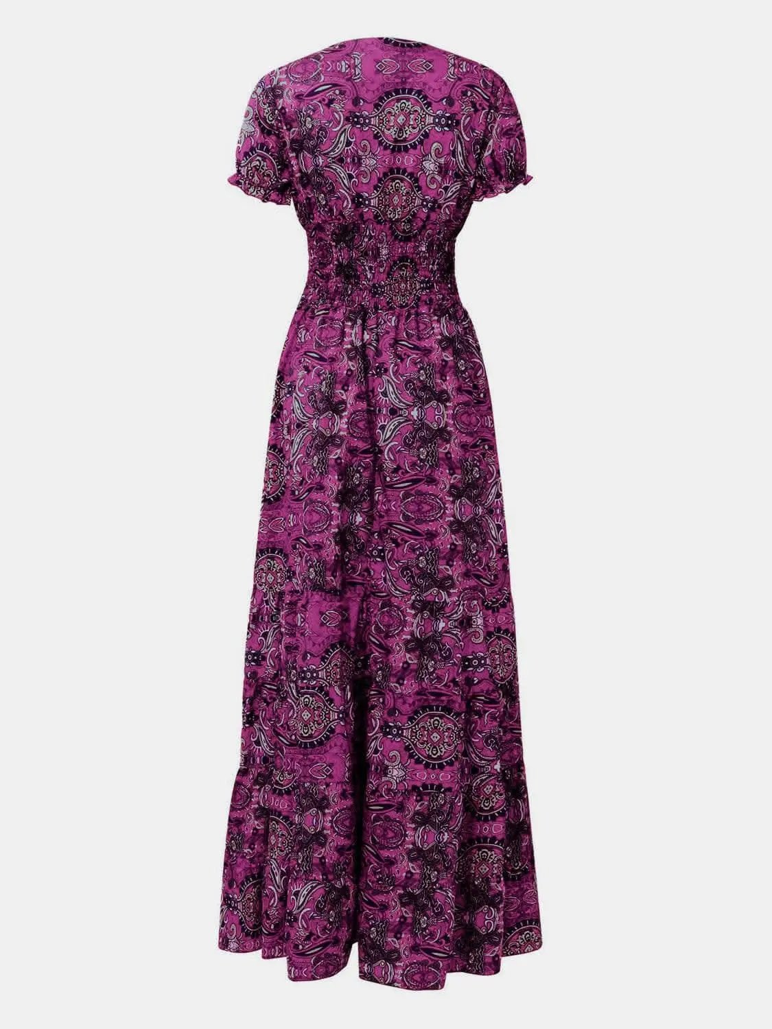 Trendsi Chic smocked v-neck dress