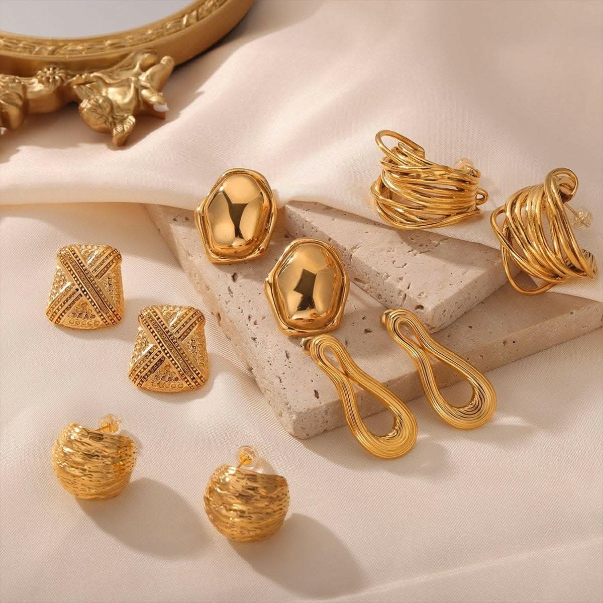 Trendsi just arrived - Chic titanium steel geometric earrings