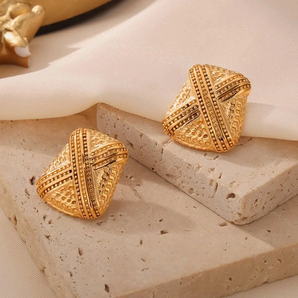 Trendsi just arrived - Chic titanium steel geometric earrings