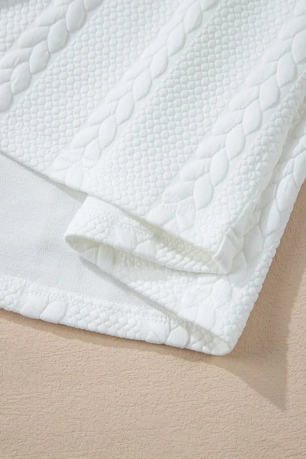 Women's Cable Knit Sweater - Soft Textured - Daily Wear Top