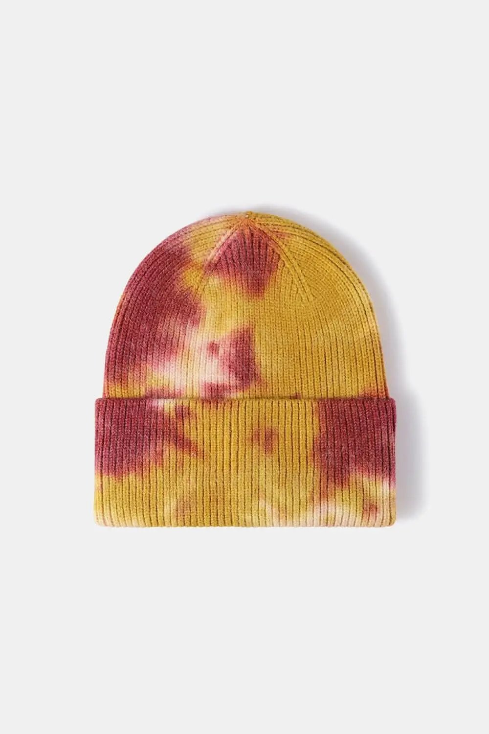 Beanie Hat - Colorful Tie-Dye - Knit