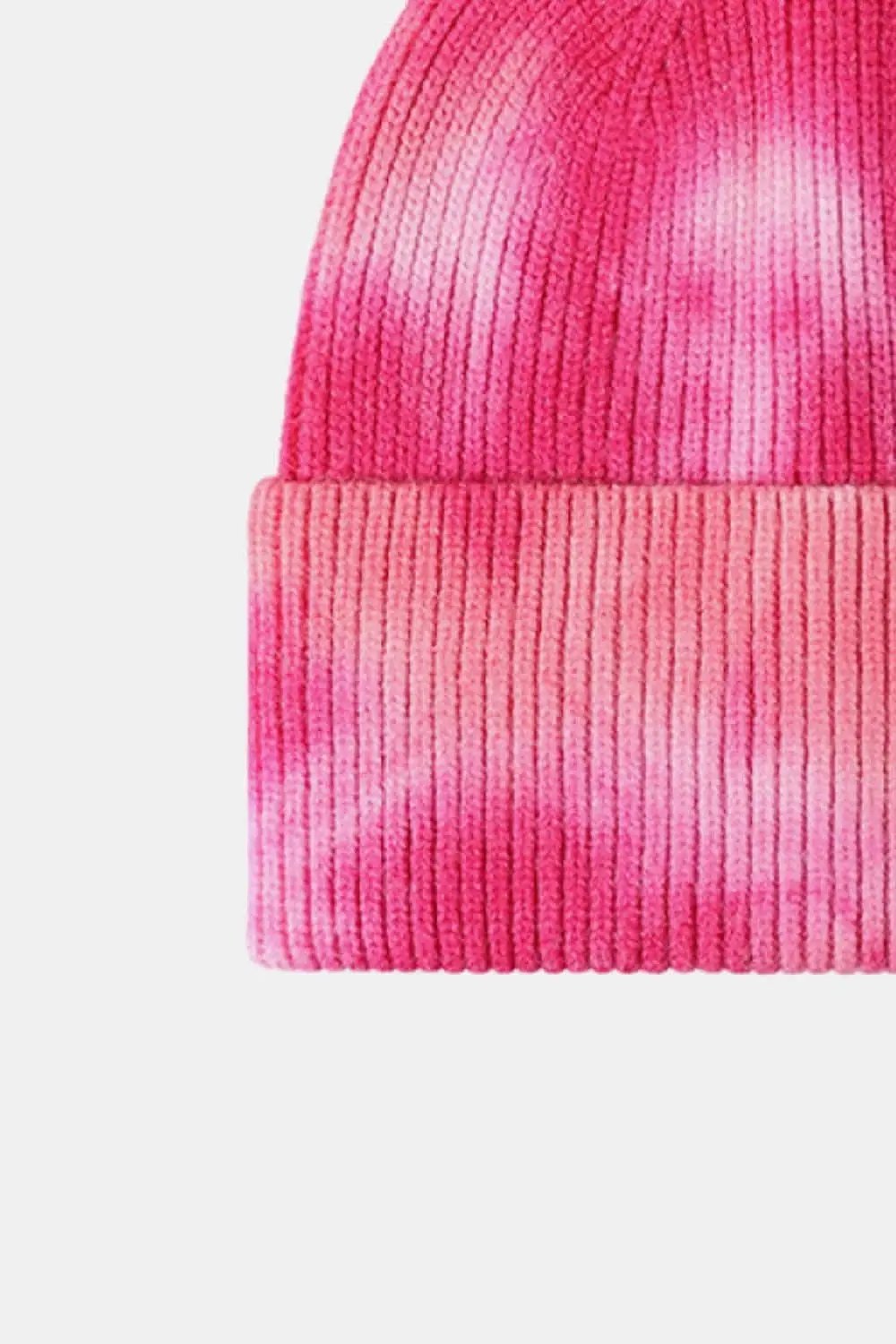 Beanie Hat - Colorful Tie-Dye - Knit