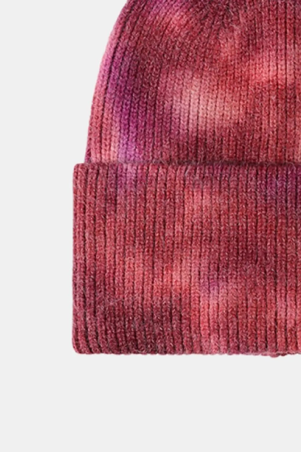 Beanie Hat - Colorful Tie-Dye - Knit