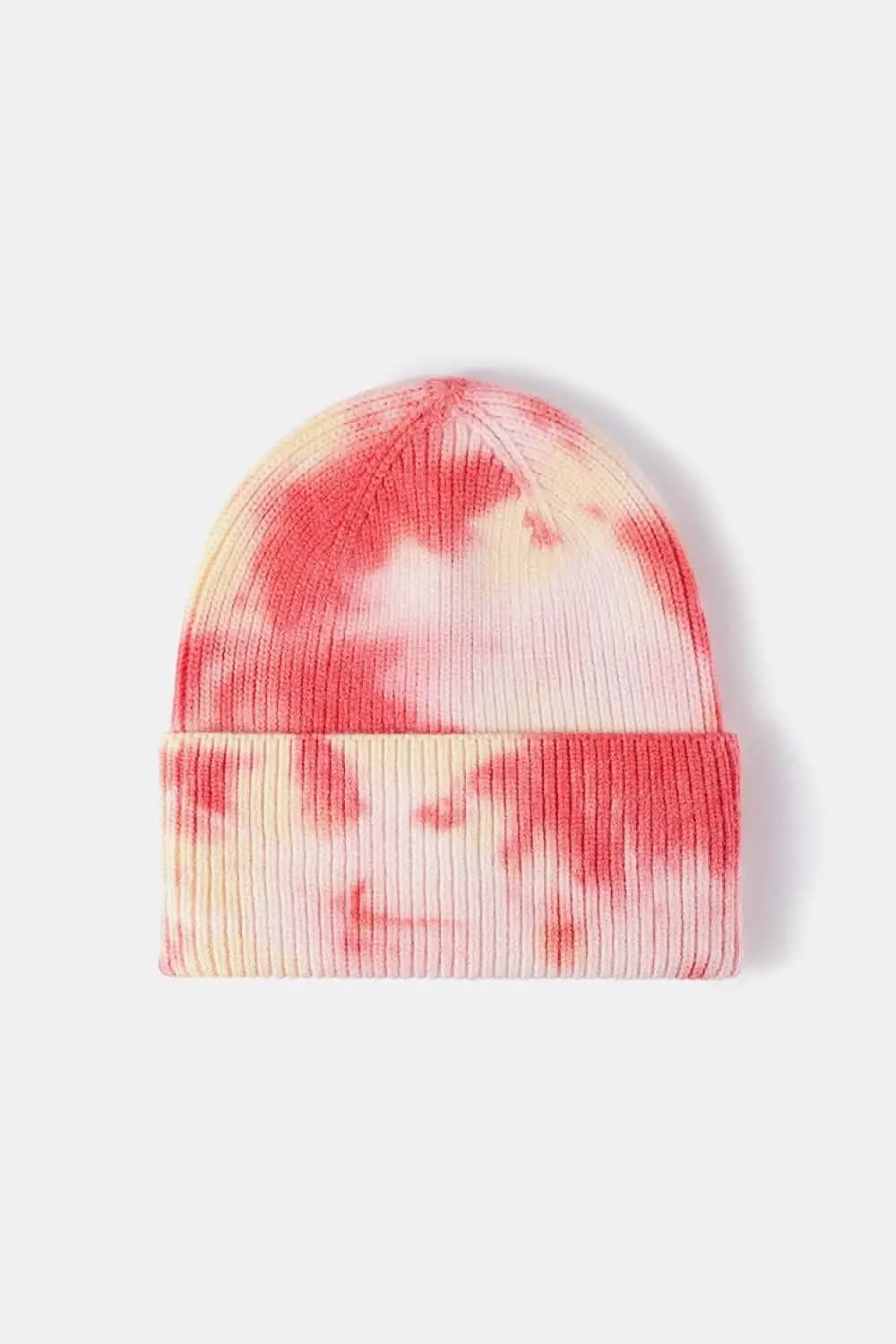 Beanie Hat - Colorful Tie-Dye - Knit