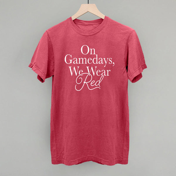 On Gamedays, We Wear Red