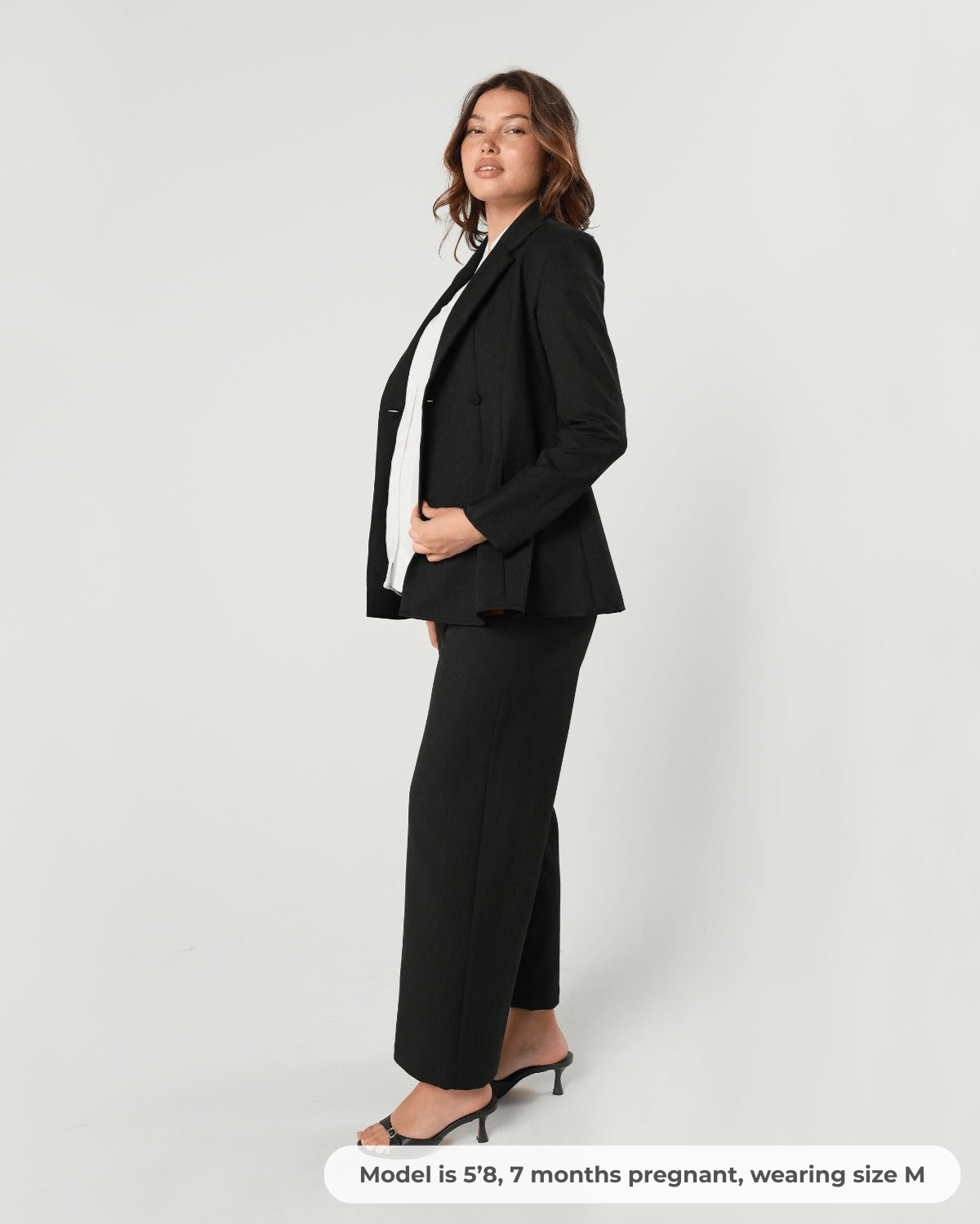 Nathalie Wide Leg Maternity Trouser (Regular & Petite)